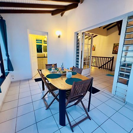 Villa Iguana, Duplex Paisible, Vue Magnifique Mer Et Rocher Du Diamant, Piscine Sainte-Luce Exterior photo